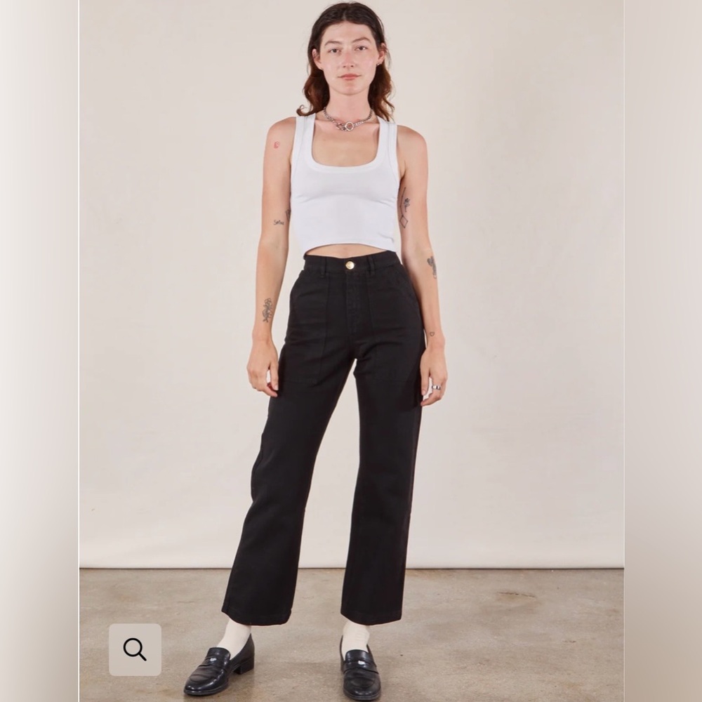 Classic Black Big Bud Press Women's Work Pant Sz S